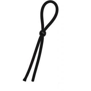 Adjustable Lasso Cock Ring Black 