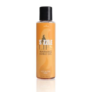 Sizzle Lips Warming Massage Oil - Hot Butter Rum