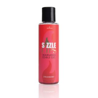Sizzle Lips Warming Massage Oil - Strawaberry