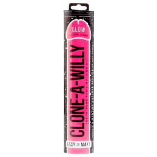 Clone A Willy Glow Silicone Pink