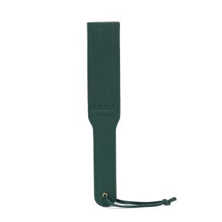 Green Leather Tawse Paddle 