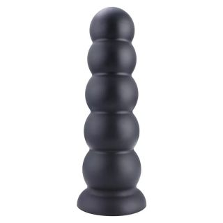 11.8" Hismith 5 Smooth Balls Beaded Silicone Anal Butt Plug 