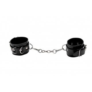 Ouch! Leather Cuffs Black