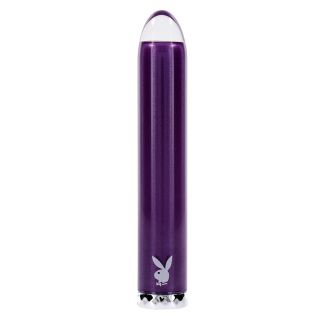 Playboy Pleasure Amethyst Glass Tipped Mini Vibrator