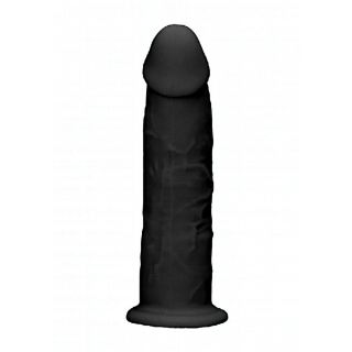 RealRock Ultra Silicone Thermo Dildo 6inch Black