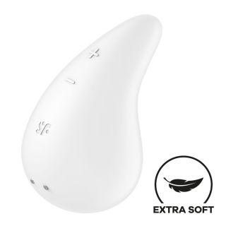 Satisfyer White Dew Drop USB Rechargeable Stimulator