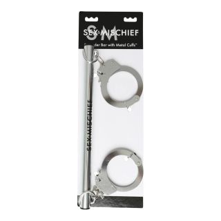 Sex & Mischief Spreader Bar with Metal Cuffs