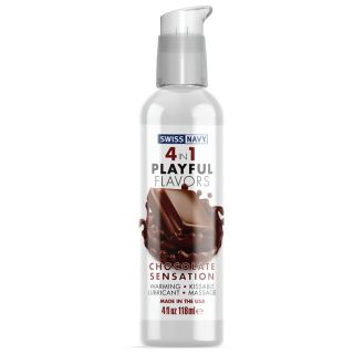 SWISS NAVY Playful 4 in 1 Chocolate Sensation 118ML