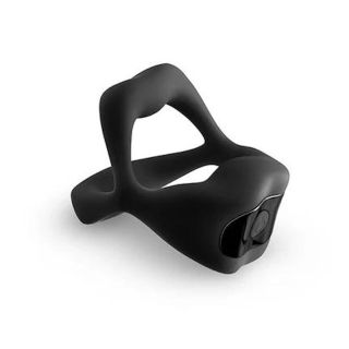 Techno Strobe Black Vibrating Cock Ring