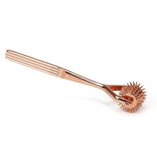 X-Rose Five-Row Wartenberg Rose Gold Pinwheel