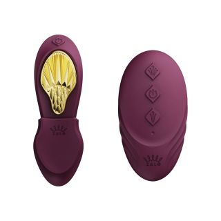 Zalo Aya Wearable Dual Stimulation Panty Vibrator Velvet Purple