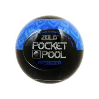 Zolo Pocket Pool Corner Pocket Masturbator Sleeve - Blue