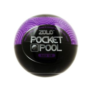 Zolo Pocket Pool Rack `Em Masturbator Sleeve - Purple