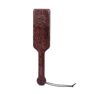 Liebe Seele Premium Wenge Wood Square Spanking Paddle Love