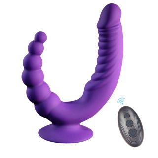 10 Modes Remote Controlled Double Penetrator 