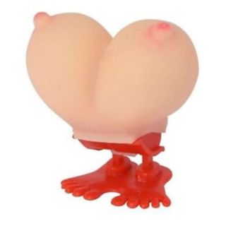 Wind Up Jolly Jumping Boobies