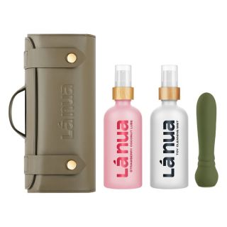 La Nua Gift Bag 2 Ultra Bullet + 100ml Mist Toy Cleaner + 100ml Strawberry Coconut Lube