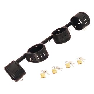 Black Lockable Wrist & Ankle Spreader Bar