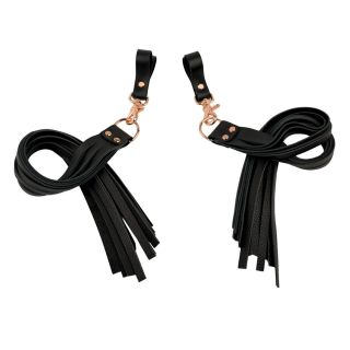 Mercy Industries Deluxe Suede Finger Flogger Black
