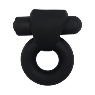 Nero by Playful – Black Liquid Silicone Vibe C-Ring