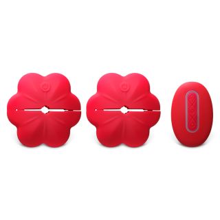 10-Speed Remote Control Silicone Vibrating Nipple Clamps