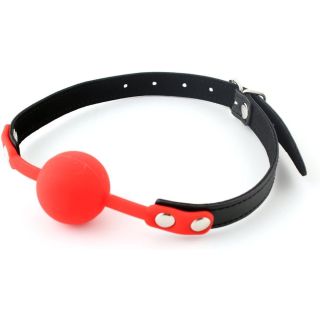 Red Silicone Ball Gag