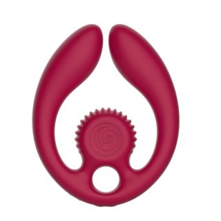 SVibe Snail GIZI Duo Couples Stimulator Burgandy