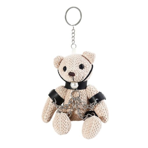 BDSM Bear Keychain with Gag