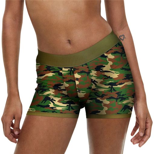 Lovetoy Camo Strap-On Shorts MED-LGE