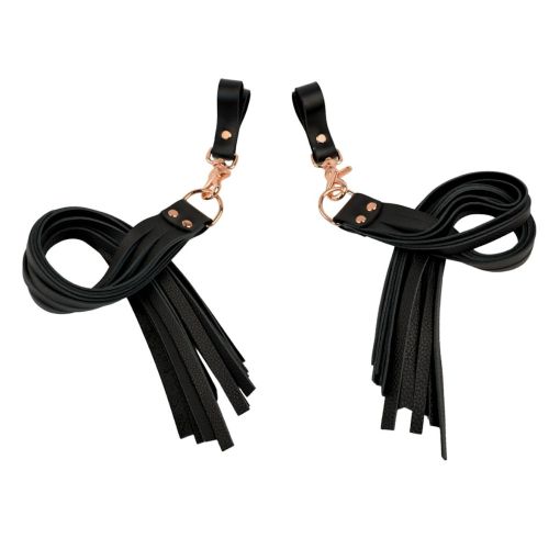 Mercy Industries Deluxe Suede Finger Flogger Black