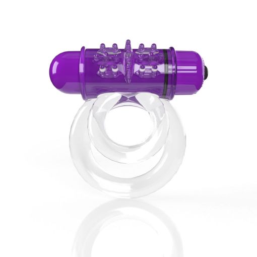 Screaming O 4B Grape DoubleO 6 Vibrating Cock Ring