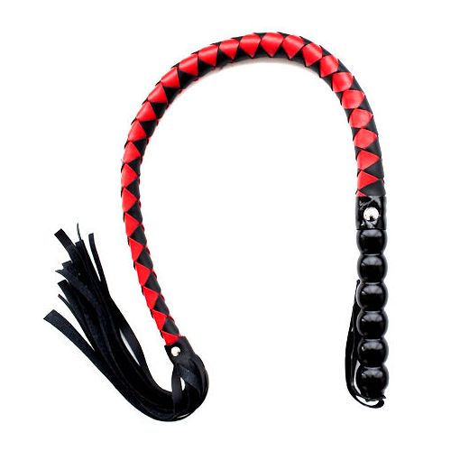 85cm Black and Red Whip