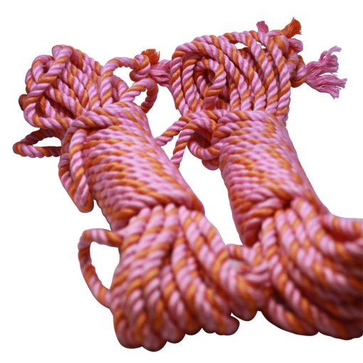 Lolliwraps Starburst Rainbow Silk Bamboo Rope 8M 2PK 