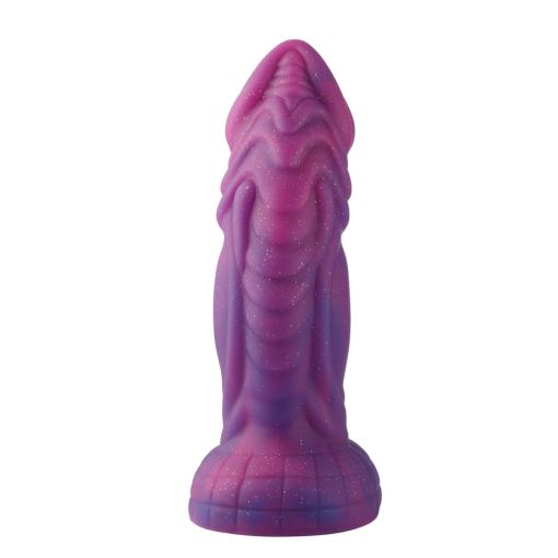 8in Pink and Purple Dildo for HiSmith Sex Machines with KlicLoc