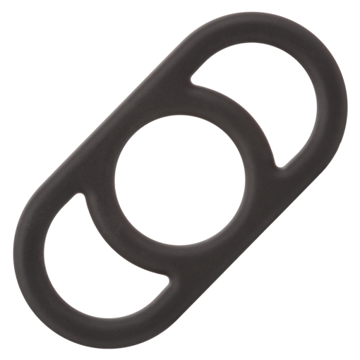 Alpha Liquid Silicone Black Commander Cock Ring