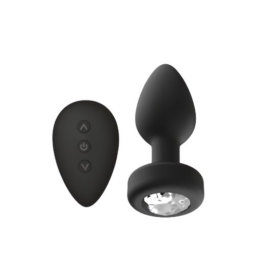 Ashella Vibes Jewel Remote Control Butt Plug Small