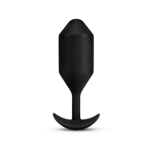 B-Vibe Vibrating Snug Plug XL Size 4 Black