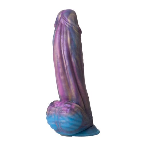 Be Daring Dragon Dildo 8 Function Vibrating Blue Circon 