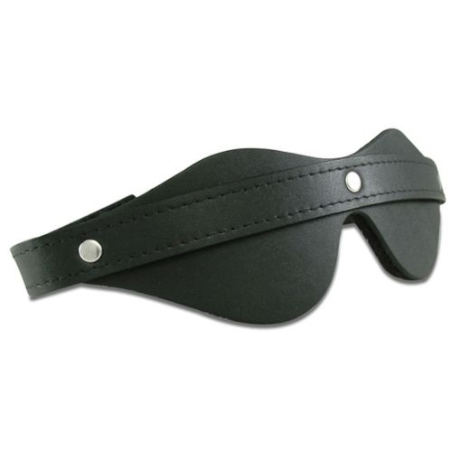 Wildhide Black Out Leather Bondage Blindfold
