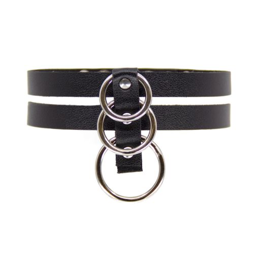 Double Strap Choker Collar