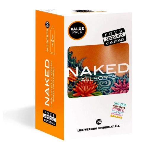 4 Seasons The Naked AllSorts Condoms 20PK