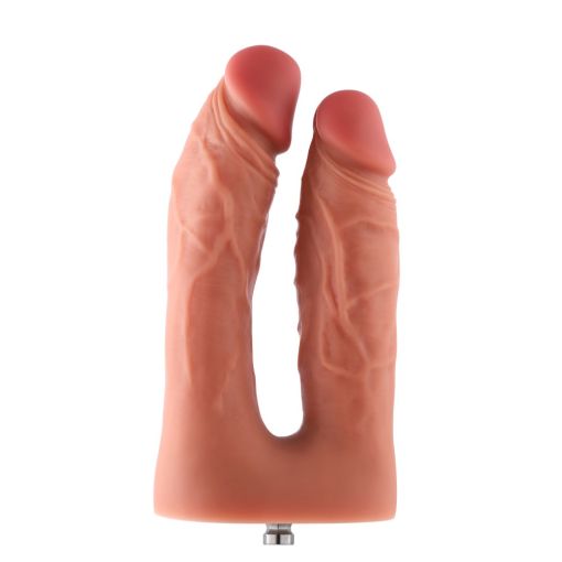 Hismith Lifelike Realistic Double Penetrator Kliclok Dildo 6.5 Inch