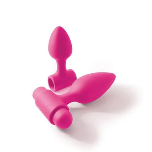 INYA Vibes-O-Spades Pink Anal Plug Set