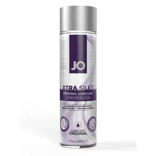 JO Xtra Silky Personal Lubricant Ultra-Thin Silicone 120ml