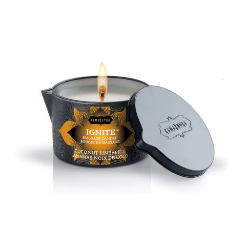 Kama Sutra Ignite Massage Candle - Coconut Pineapple 