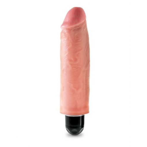 King Cock 6inch Vibrating Stiffy - Light