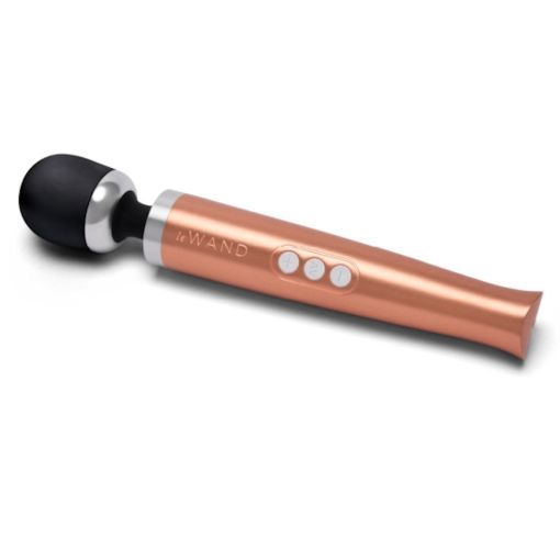 Le Wand Diecast Rechargeable Massager Rose Gold