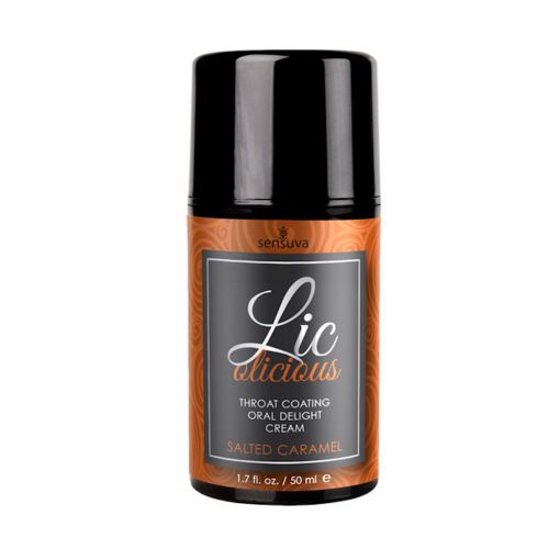 Lic-O-Licious Throat Coating Oral Delight Cream - Salted Caramel