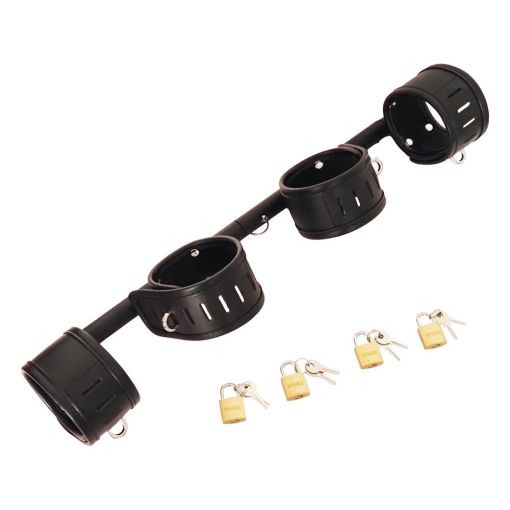 Black Lockable Wrist & Ankle Spreader Bar