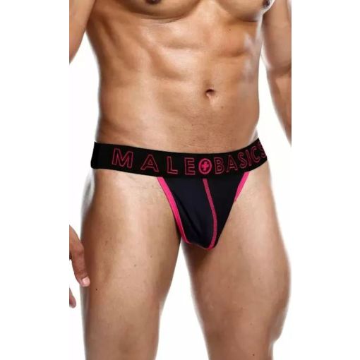 Malebasics Neon Coral Thong - Small 